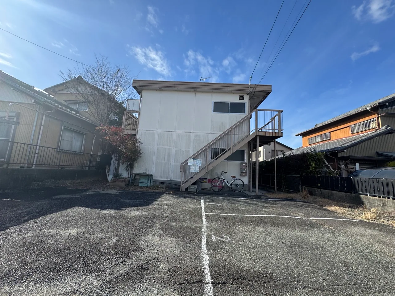 名古屋市天白区の解体前の軽量鉄骨造建物